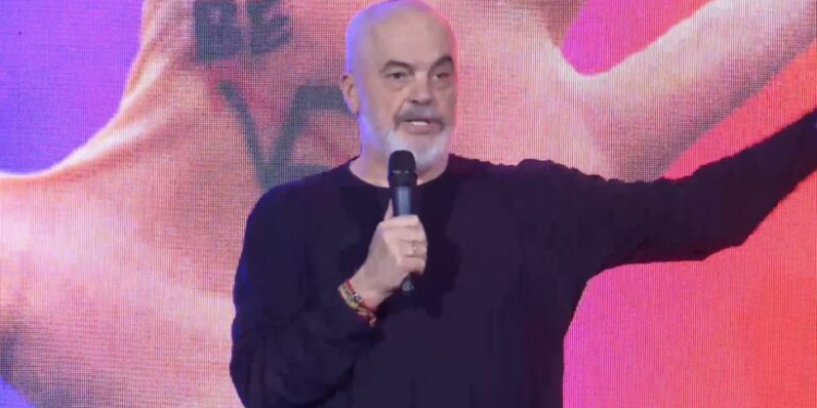 “Voto numrin 5 në 11 maj”/ Rama: Të ndezim yllin e Shqipërisë në qiellin e Europës së Bashkuar