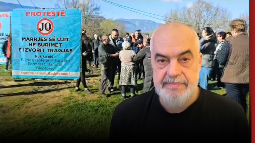 Banorët e Tragjasit bllokuan ndërtimin e ujësjellësit, Rama: Bazohet në studim të mirëfilltë, iu shërben edhe banorëve