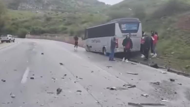 Aksidentohet në Qafë Thanë autobusi i ekipit të Skënderbeut në volejboll për femra, anulohet ndeshja kundër Tiranës
