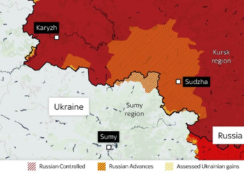 Ministria e Mbrojtjes e Rusisë: Forcat tona janë afër shkatërrimit total të trupave ukrainase në Kursk