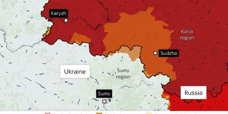 Ministria e Mbrojtjes e Rusisë: Forcat tona janë afër shkatërrimit total të trupave ukrainase në Kursk