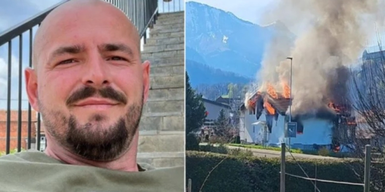 Shqiptari vret gruan dhe i vë flakën shtëpisë në Zvicër, gjendet i vdekur nga zjarrfikësit, lënë pas 4 fëmijë