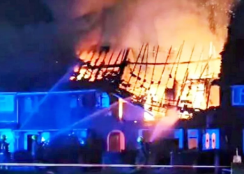 Shkrumbohet nga flakët ‘shtëpia e barit’ në Angli, pësojnë djegie të rënda dy shqiptarë