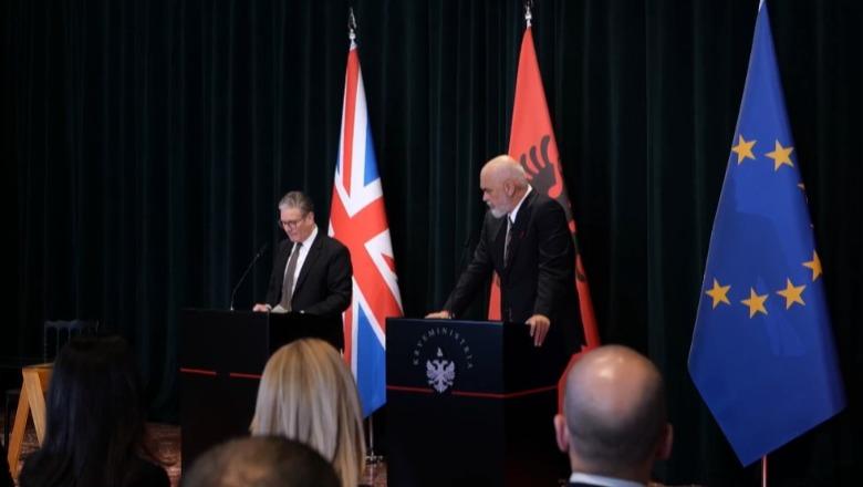 “Miti se shqiptarët janë problem për anglezët është gënjeshtër”, Stramer me Ramën: Task-Forca e përbashkët funksionoi