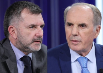 “Ke qenë në shtrat me bandat ti? Turp të kesh!”/ Plas sherri mes Bushatit dhe Zogajt për zgjedhjet