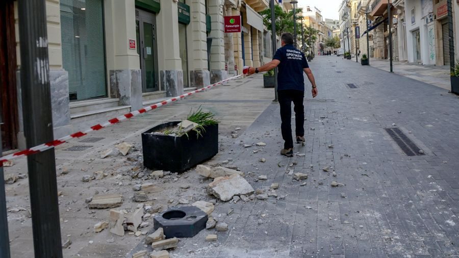Tërmeti me magnitudë 6.1 shkund Kretën, rrëshqitje toke dhe dëme në ndërtesa