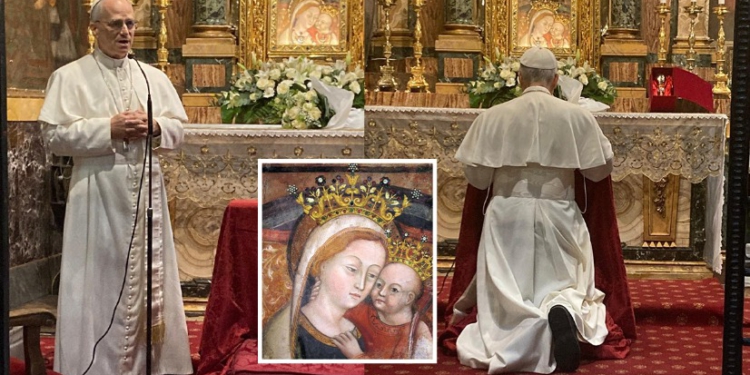Papa Leoni XIV viziton “Zojën e Shkodrës”, kisha ku ruhet ikona që iku në Mesjetë