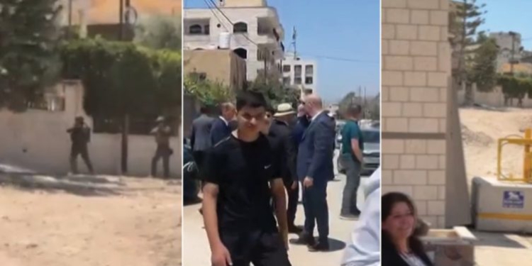 VIDEO/ Ushtria izraelite qëllon diplomatët e huaj! Momenti kur ambasadorët largohen me vrap