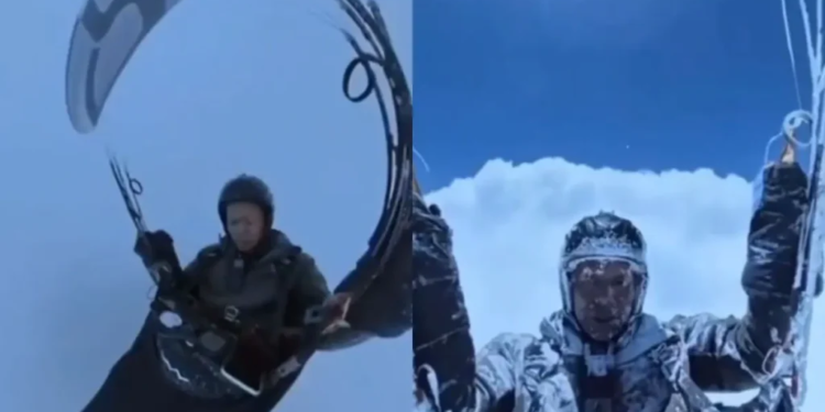VIDEO / Parashutisti fluturon mbi 8,500 metra lartësi, i shpëton mrekullisht vdekjes