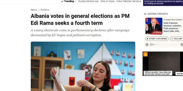 Nga beteja e Ramës për mandatin e 4-t te non grata e Berishës, mediat e huaja shkruajnë për zgjedhjet në Shqipëri