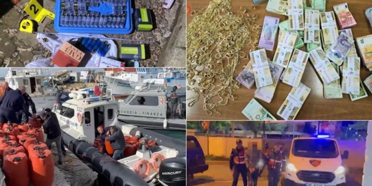 Policia bën bilancin për prillin: 65 operacione policore, 617 të arrestuar dhe 3 grupe kriminale të goditura