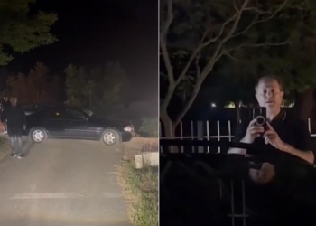Tensionet e fushatës në Lezhë/ Nënkryetari i Bashkisë publikon videon kur Gjin Gjoni i bllokon rrugën