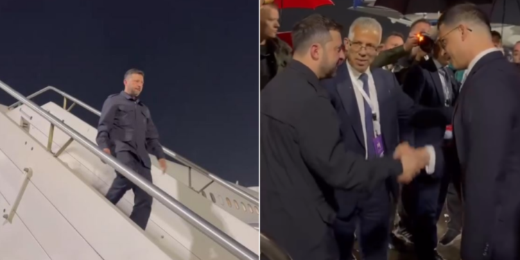 DETAJE / Zelensky mbërrin në Shqipëri, pritet nga ministri i Mbrojtjes, Pirro Vengu