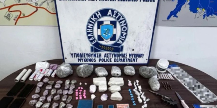 Shpërndanin drogë në Mikonos, kapen tre shqiptarë, njëri i kërkuar nga SPAK