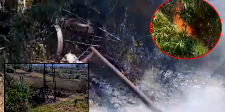 Përfshihet nga zjarri zona naftëmbajtëse në Kuçovë, rrezikohen 5 puse nafte dhe banesat