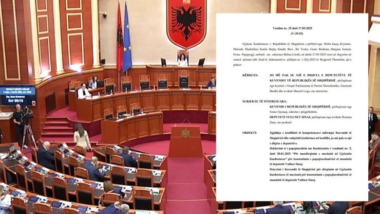 Çështja e mandateve, Gjykata Kushtetuese riaktivizon mekanizmin e një të pestës së deputetëve