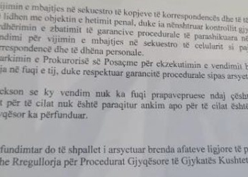 Gjykata Kushtetuese hedh poshtë praktikën arbitrare të SPAK ndaj Onejda Ymeraj