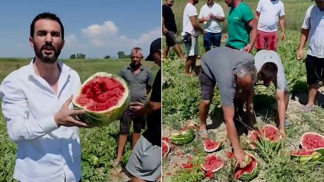 Adriatik Lapaj e nis ofensivën politike me hedhjet e shalqive në fushat e Lushnjës