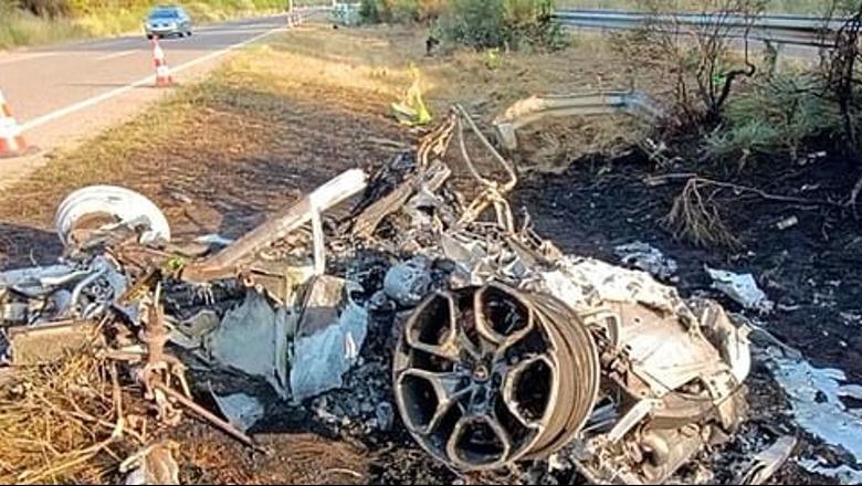 ‘Flakët e ferrit’, ja çfarë mbeti nga Lamborghini i djegur i Diogo Jotës dhe të vëllait! Trupat u identifikuan pas testeve ADN