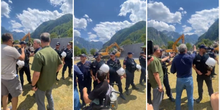 “Jam shtetas britanik, në ndërtesë ndodhet pasaporta e valixhja ime”/ Shembja e objekteve në Theth, turisti përplaset me efektivët