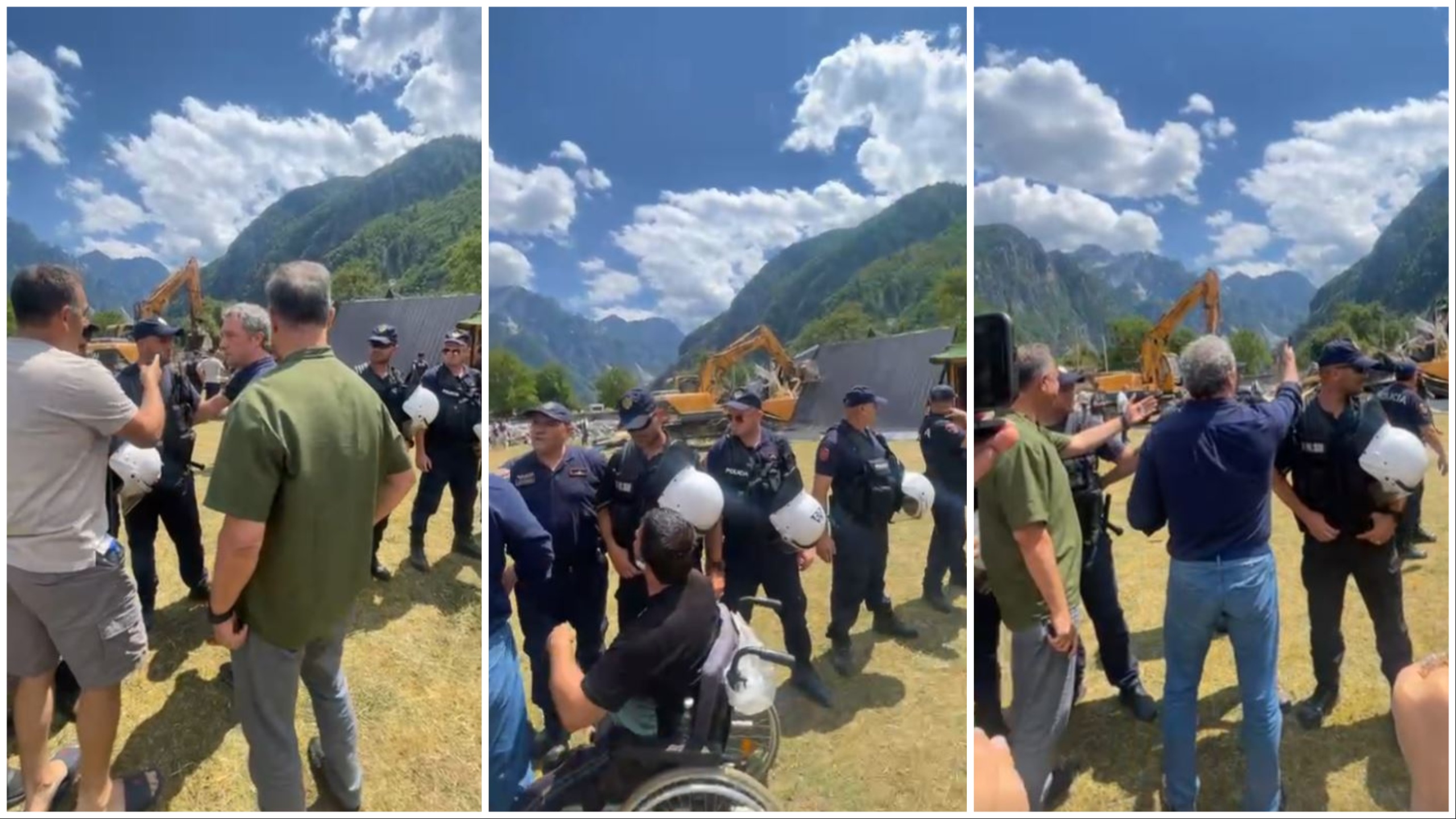 “Jam shtetas britanik, në ndërtesë ndodhet pasaporta e valixhja ime”/ Shembja e objekteve në Theth, turisti përplaset me efektivët