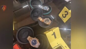 Mjete luksoze, ora ‘Rolex’ dhe ‘Richard Mille’ / Publikohen pamjet e aksionit të SPAK ndaj rrjetit të drogës