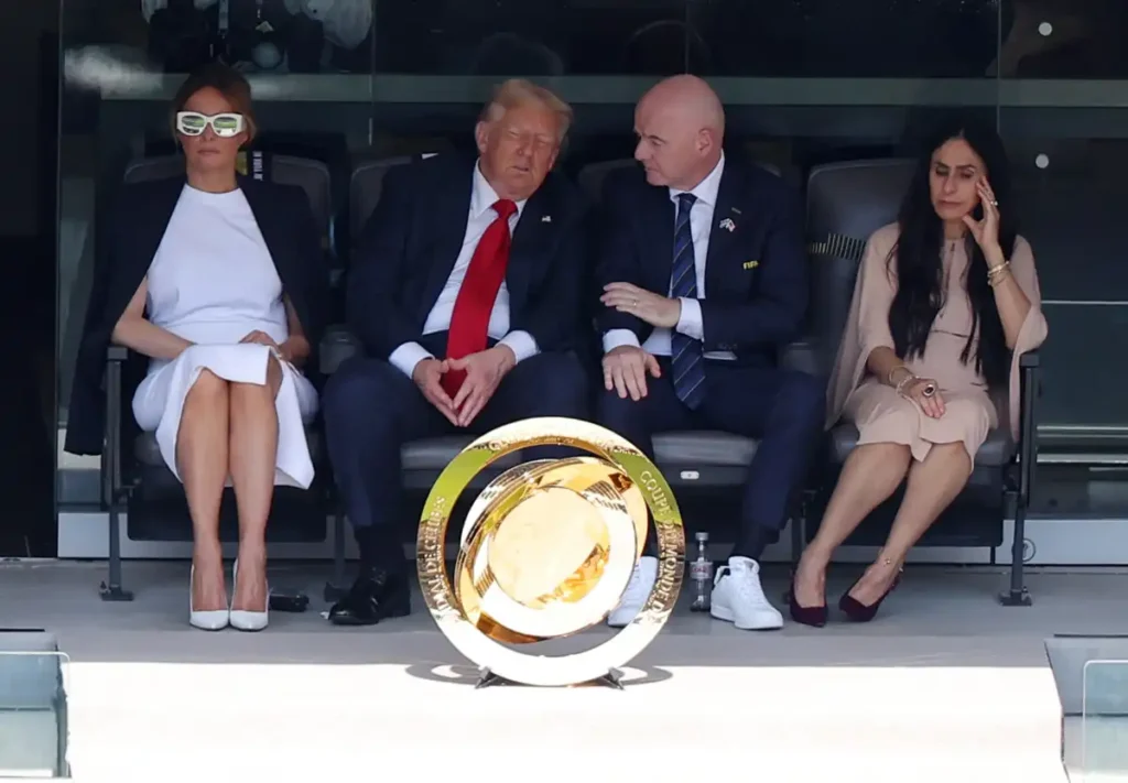 Trump ndjek finalen e Kupës së Botës për Klube, fishkëllima në stadiumin MetLife