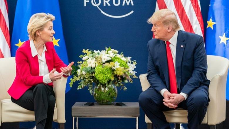 Tarifat tregtare me BE-në, Ursula von der Leyen dhe Donald Trump takohen të dielën në Skoci