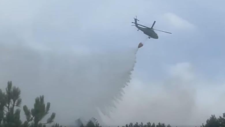 Zjarret në vend, Rama publikon pamjet: Angazhim maksimal për shuarjen e çdo vatre, 6 helikopterë në veri