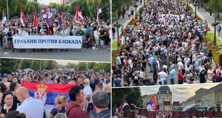 Tensione në Serbi, mbështetësit e Vuçiçit mbushin rrugët kundër protestuesve