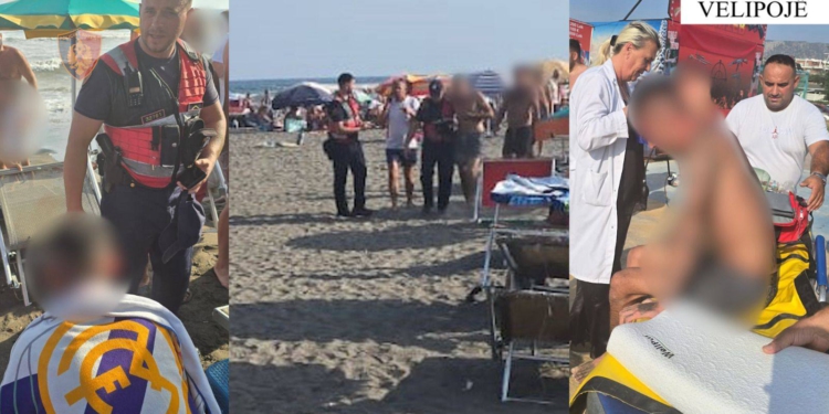 Po notonin në thellësi, por dallgët u rrezikuan jetën! Policia shpëton tre turistë në Velipojë
