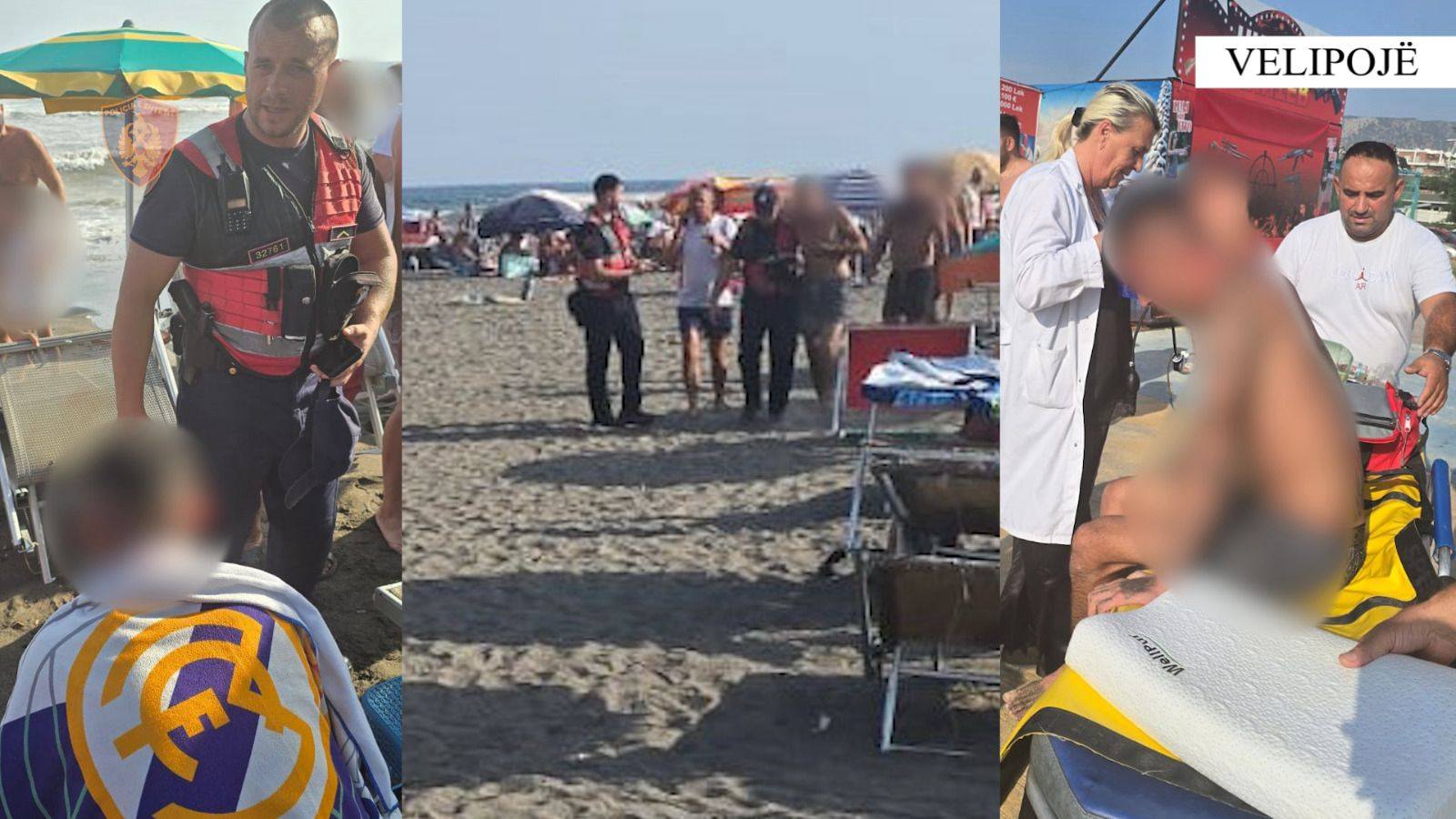 Po notonin në thellësi, por dallgët u rrezikuan jetën! Policia shpëton tre turistë në Velipojë