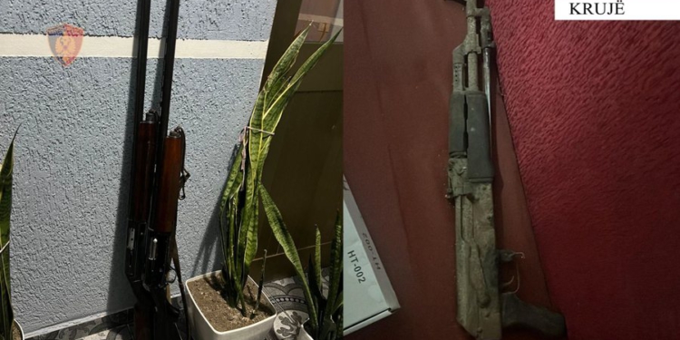 Parandalohet krimi, 41-vjeçari kanosi me kallashnikov familjarët e tij