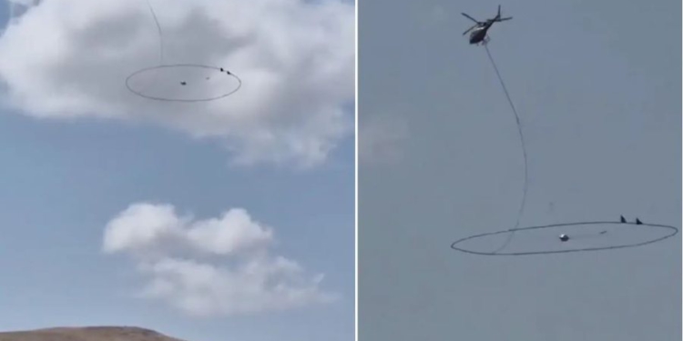 Menduan se po kërkonte një thesar, zbulohet misteri i helikopterit me “unazë gjigante” në Turqi