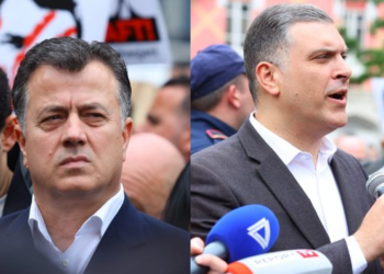 Nisja e sesionit të ri parlamentar, Flamur Noka dhe Tedi Blushi takohen në selinë blu