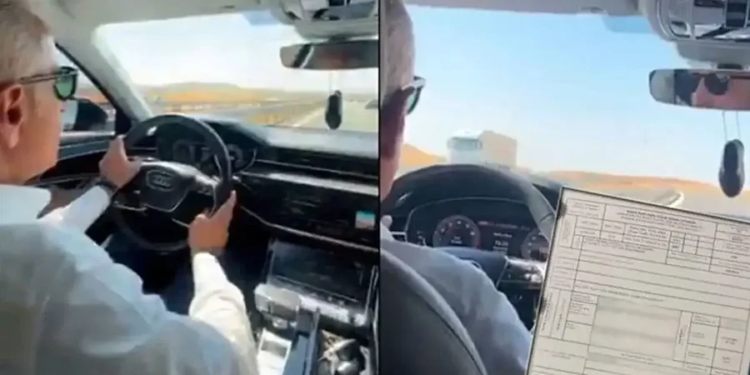 Postoi video duke ngarë makinën me 225 km/orë, ndëshkohet ministri i Transportit
