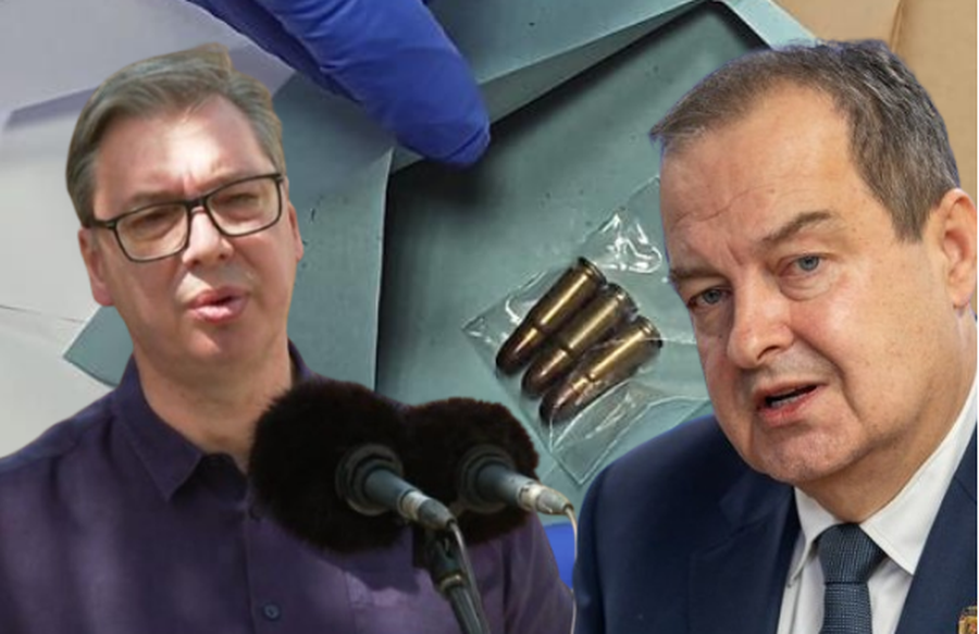 FOTO / Tre plumba në zarf krahut të djathtë të Vuçiçit, reagon Presidenti i Serbisë
