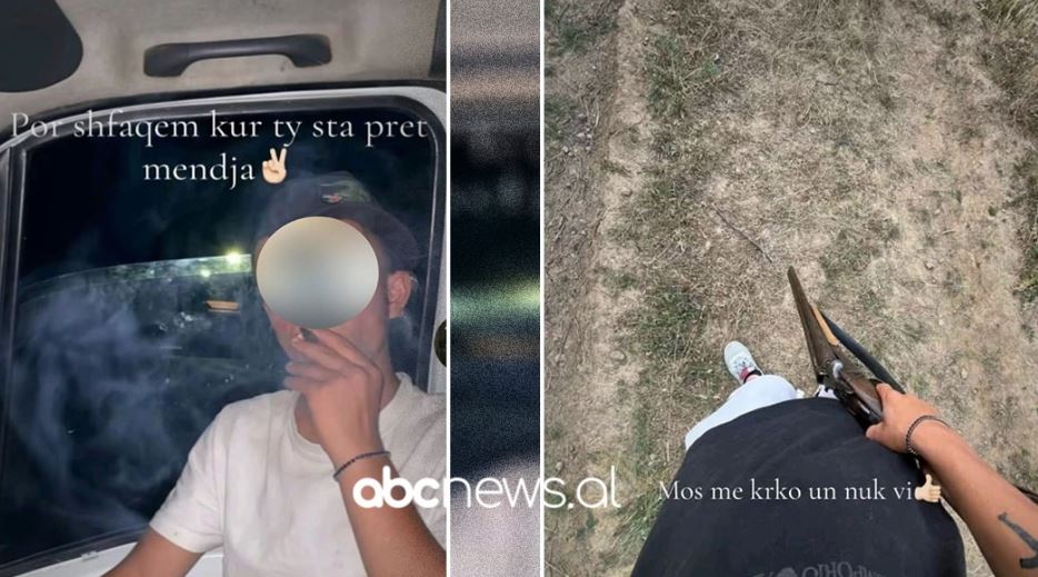 “Shfaqem aty ku s’ta pret mendja”! Me armë gjahu në dorë, çfarë postonte vrasësi i 14 vjeçarit në Maliq