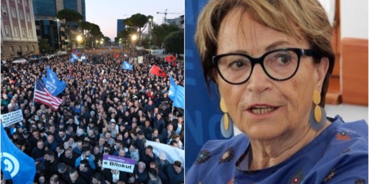 “Berisha duhet ta vazhdojë betejën në Parlament”, Doris Pack mesazh për opozitën: S’mund të qëndrojnë vetëm në rrugë!