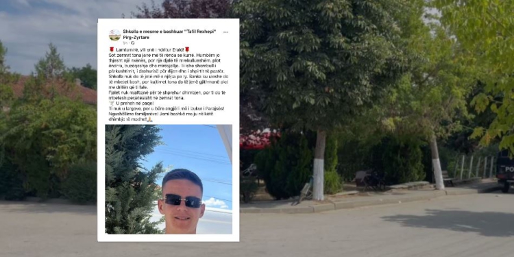 Mesazhi prekës i shkollës ku studionte 14-vjeçari: Banka ku uleshe do të mbetet bosh, por kujtimet tona do të jenë gjithmonë plot