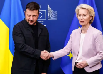 “Kufijtë nuk mund të ndryshohen me forcë!”, çfarë thanë Von der Leyen dhe Zelensky pas takimit në Bruksel