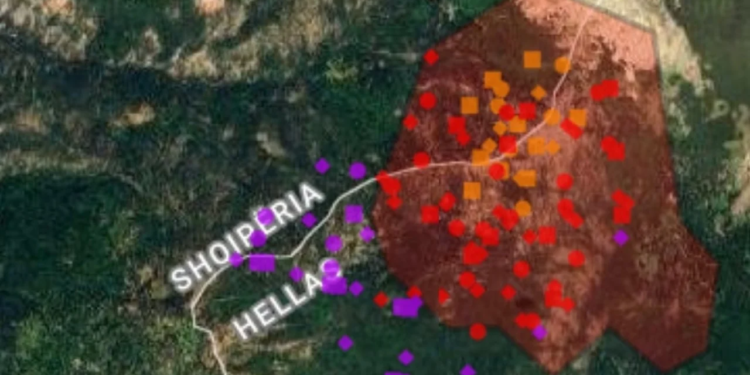 Vijon zjarri në afërsi të Parkut Natyror të Gërmenjës, zona në rrezik nga municionet