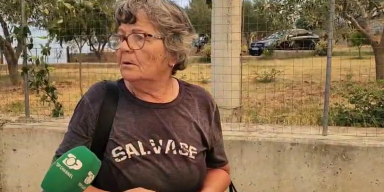 VIDEO / “Punova kot 70 vite, ç’e dua jetën…”, flakët arrijnë Nartë, gruaja lë banesën me lot në sy