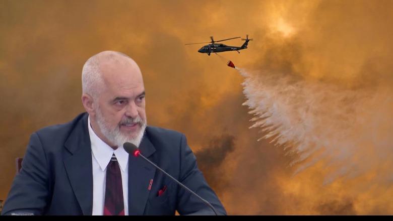 “Neveri për lehaqeniet që vazhdojnë avazin”, Rama: Situata me zjarret e përmirësuar falë sakrificave
