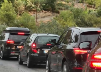 Reshjet e shiut sjellin trafik të renduar në aksin Shkodër – Lezhë