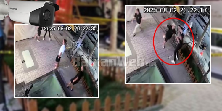 Sherri me thika në Vlorë, kamerat e sigurisë zbulojnë momentin e përplasjes së dhunshme (VIDEO)