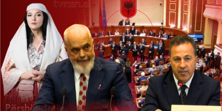 VIDEO / “Lëre mo lëre”, momenti kur Bardhi hedh Kushtetutën drejt Ramës!