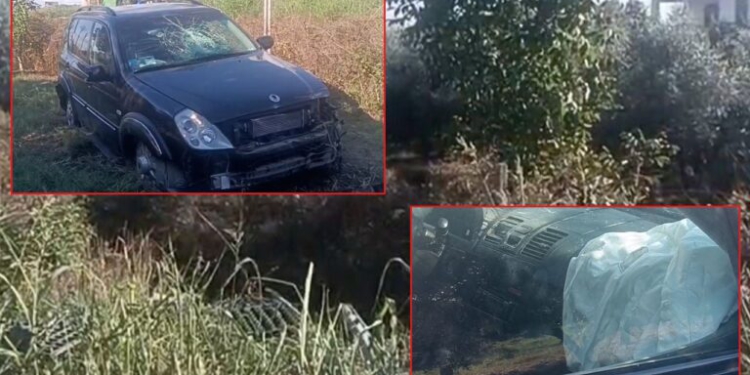 Fuoristrada “fluturon” 30 metra në ajër dhe përfundon në oborrin e një banese, dy të plagosur (VIDEO)