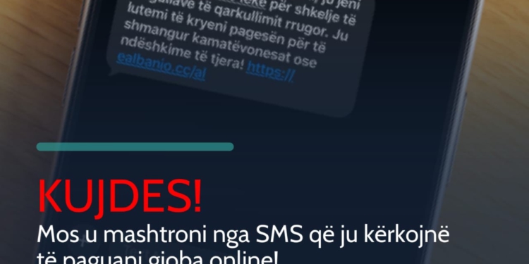 Gjoba të rreme në qarkullim, paralajmërim për mashtrim kibernetik