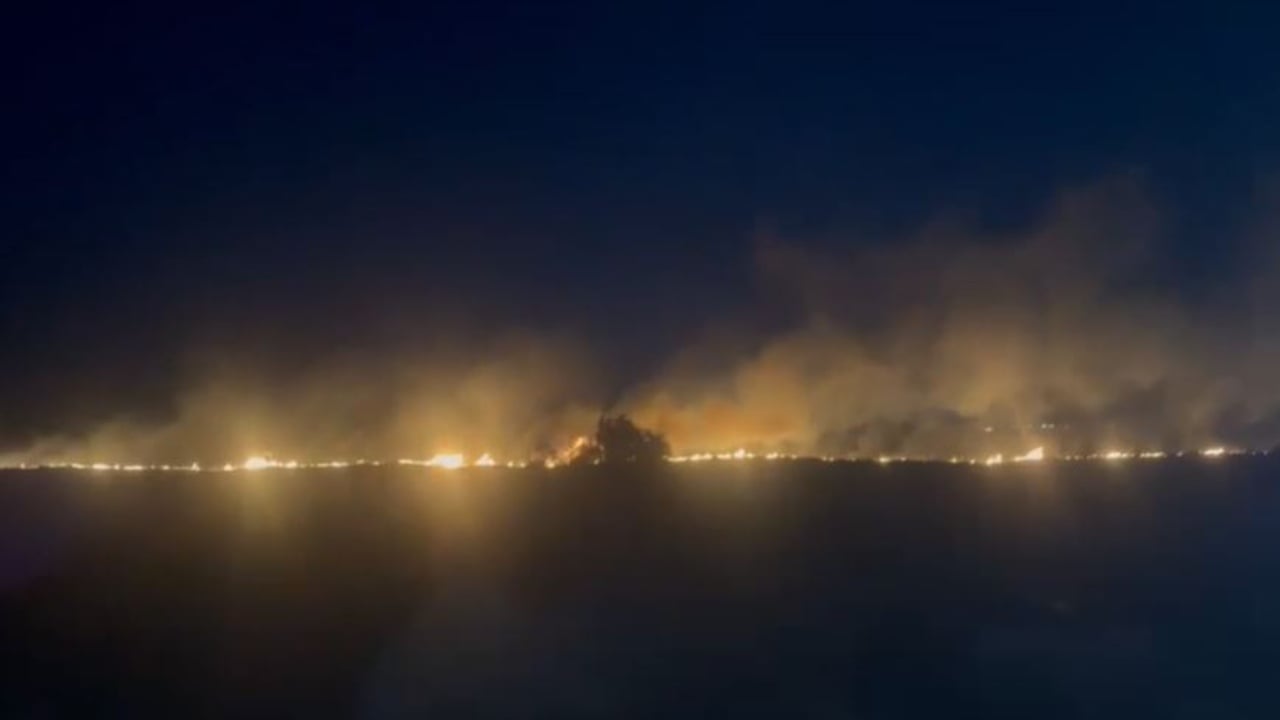 Vatër zjarri në fshatin Poro të Vlorës, rrezikon përhapjen/ Zjarrfikësit në vendngjarje (Video)